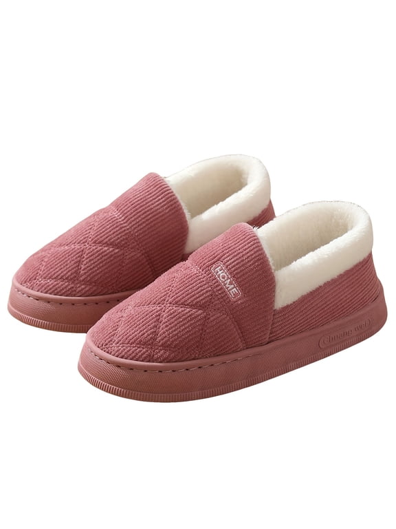 Bootie Slippers for Women Non Slip Memory Foam Warm House Slippers Indoor Fuzzy Slip On Home Shoes