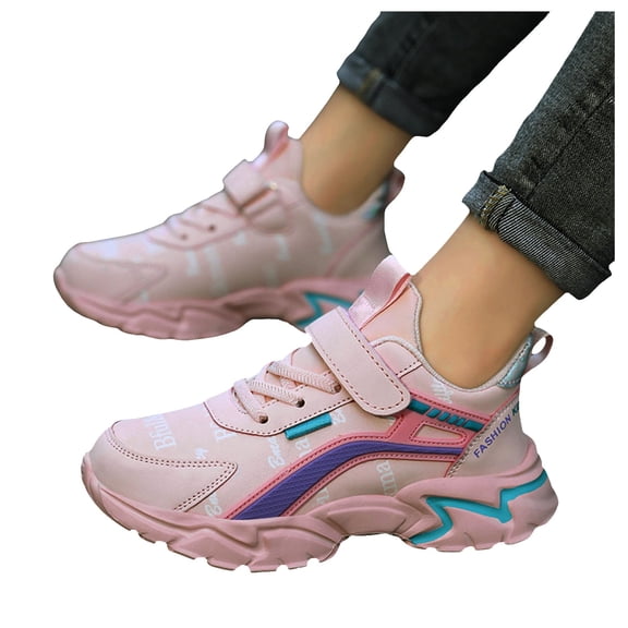 Chenyee Boys Girls Sneakers Little Big Kids Slip on Athletic Non Slip Walking Shoes for Toddler