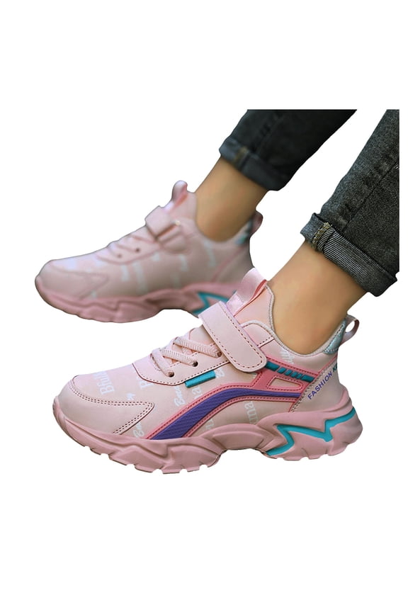 Boys Girls Sneakers Little Big Kids Slip on Athletic Non Slip Walking Shoes for Toddler