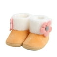thumbnail image 1 of Chenyee Childrens Winter Fleece Childrens Boots Flat Splashing Fleece Warm Short Tube Snow Boots, 1 of 5
