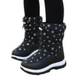 thumbnail image 1 of Chenyee Childrens Winter Fleece Childrens Boots Flat Splashing Fleece Warm Short Tube Snow Boots, 1 of 8