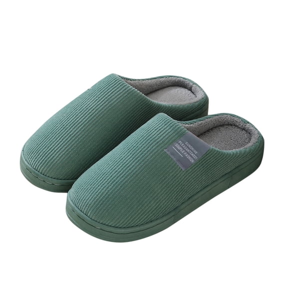 Chenyee Fuzzy Slippers for Women Warm Memory Foam Comfortable House Slippers with Non Slip Rubber Sole