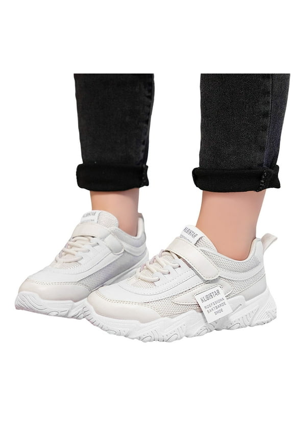 Girls Shoes Non Slip Thick Sole Slip On Sneakers Comfortable Kids Orthopedic Tennis Athletic