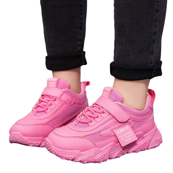 Chenyee Girls Shoes Non Slip Thick Sole Slip On Sneakers Comfortable Kids Orthopedic Tennis Athletic