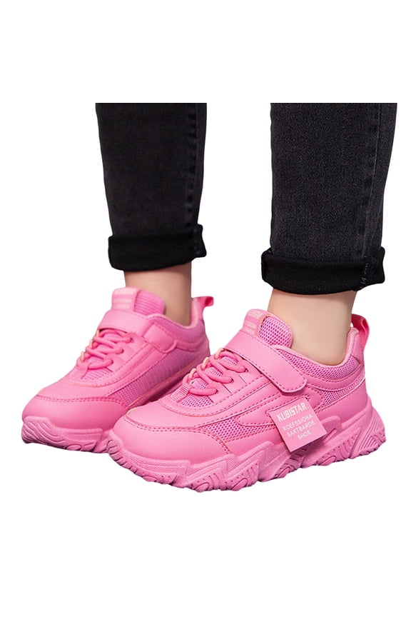 Girls Shoes Non Slip Thick Sole Slip On Sneakers Comfortable Kids Orthopedic Tennis Athletic