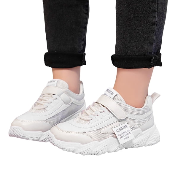 Chenyee Girls Shoes Non Slip Thick Sole Slip On Sneakers Comfortable Kids Orthopedic Tennis Athletic