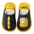 thumbnail image 1 of Chenyee Kids Soft Plush Lightweight House Slippers Non Slip Cute Dinosaur Indoor Shoes for Toddler, 1 of 3
