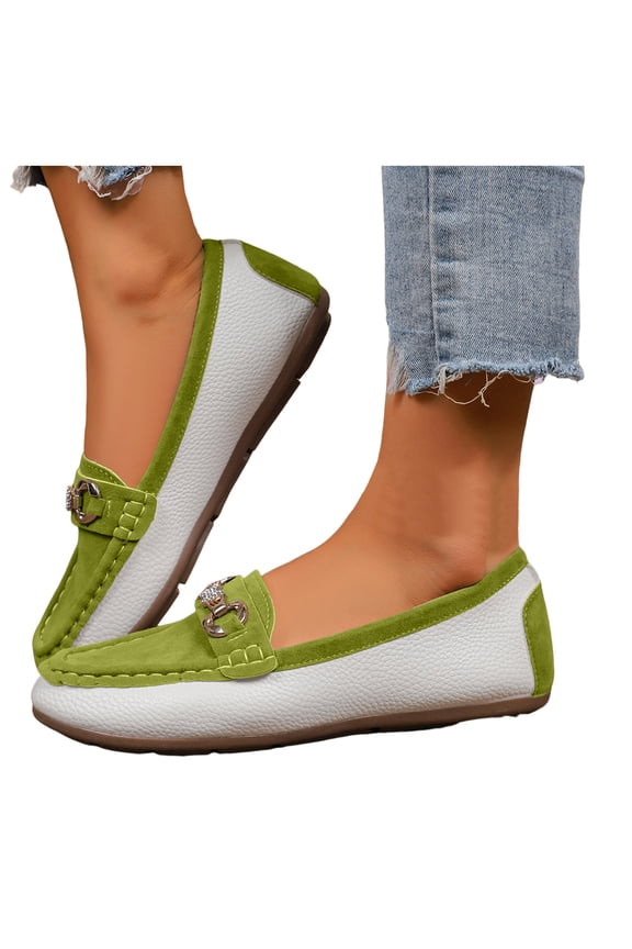 Loafers for Women Comfortable Rhinestone Non Slip Work Flat Shoes Slip On Walking Sneakers