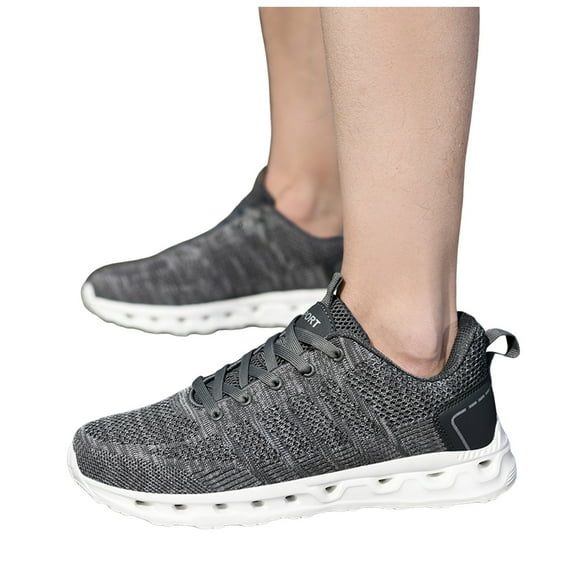 Chenyee Men's Casual Knit Sneakers Business Mesh Breathable Walking Shoes Comfortable Gym Shoes