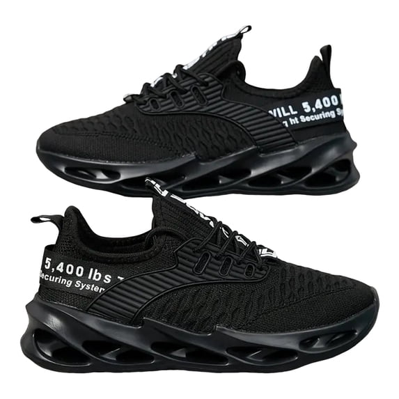 Chenyee Men's Lightweight Slip On Sneakers Breathable Knit Running Sport Shoes Casual Non Slip Athletic