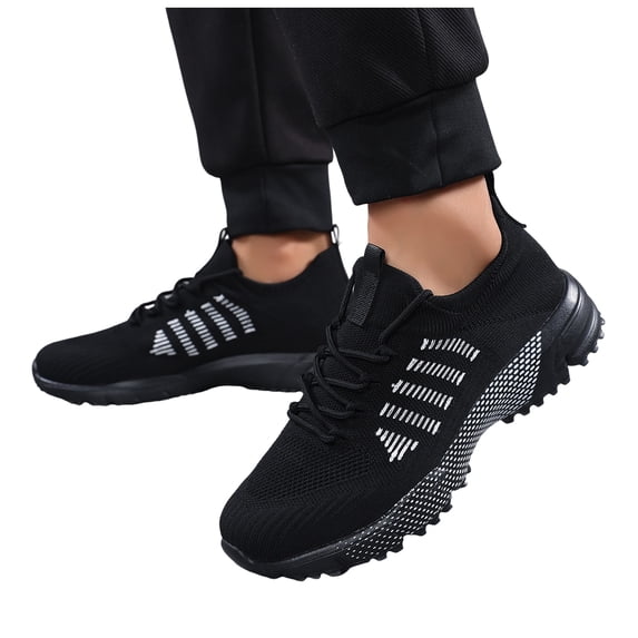 Chenyee Men's Running Shoes Non Slip Fashion Sneakers Breathable Mesh Soft Sole Casual Athletic