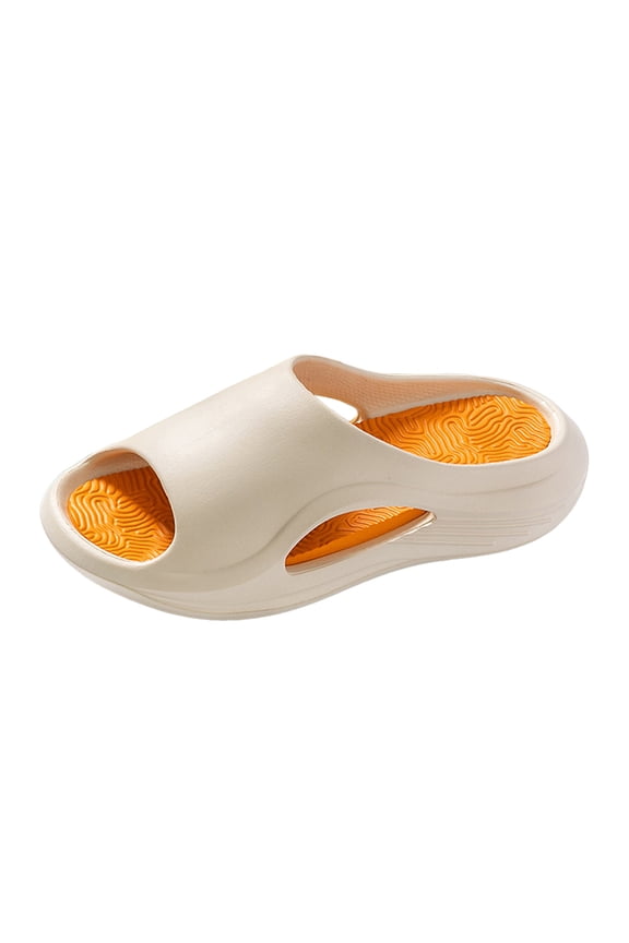 Orthopedic Slippers for Men Women Thick Cushion Sandals with Arch Support Lightweight Non Slip Slide