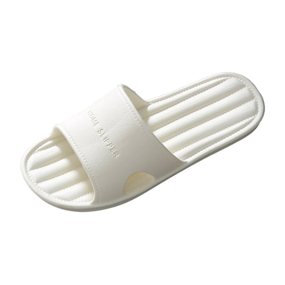 Chenyee Shower Slippers for Women Men Quick Drying Lightweight Non Slip Open Toe Shoes Slide for Bathroom