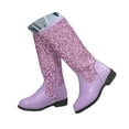 thumbnail image 1 of Chenyee Winter Kids Girls Sparkly Glitter KneeHigh Boots Western Fashion Sequins Riding Shoes with Side Zipper, 1 of 7
