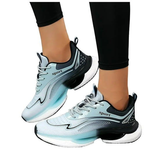 Chenyee Womens Mens Running Shoes with Arch Support Comfortable Lace Up Sneakers Breathable Sport Gym Athletic