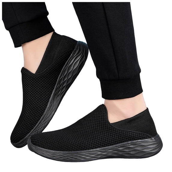Chenyee Womens Slip On Loafers Comfortable Walking Shoes Breathable Knit Sneakers for All Season