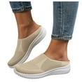 thumbnail image 1 of Chenyee Womens Slip On Mules Clogs Lightweight Open Back Walking Shoes Breathable Closed Toe Slides, 1 of 8