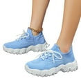 thumbnail image 1 of Chenyee Womens Slip On Walking Shoes Non Slip Running Sneakers Lace Up Lightweight Gym Athletic, 1 of 8