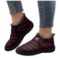thumbnail image 1 of Chenyee Womens Snow Boots Comfortable Slip On Fleece Lined Outdoor Winter Warm Non Slip Work Ankle Booties, 1 of 8