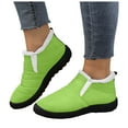 thumbnail image 1 of Chenyee Womens Snow Boots Comfortable Slip On Fleece Lined Outdoor Winter Warm Non Slip Work Ankle Booties, 1 of 6