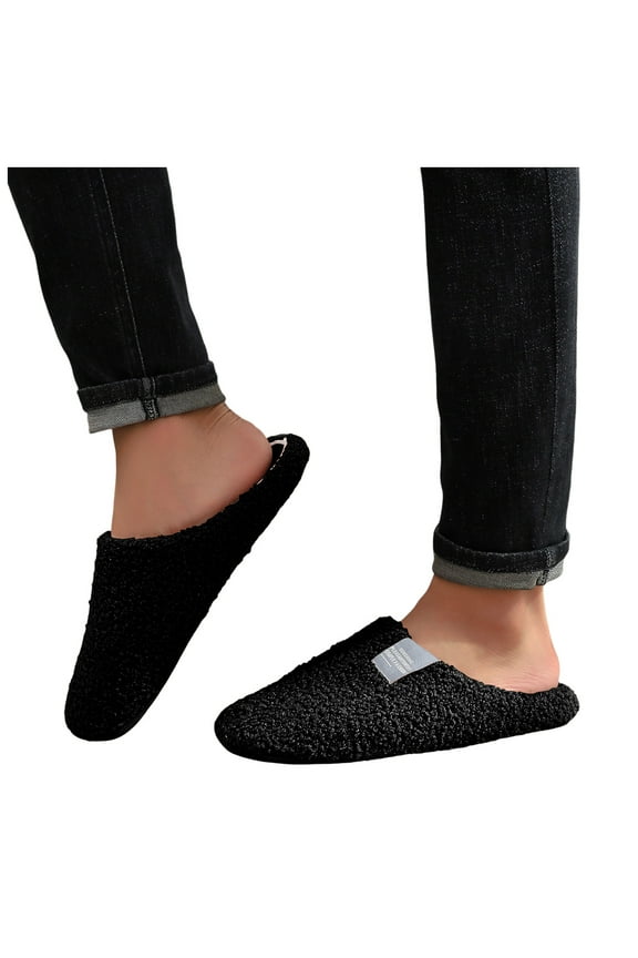 Womens Soft House Slippers Memory Foam Lightweight Non Slip Fleece Linined Home Shoes