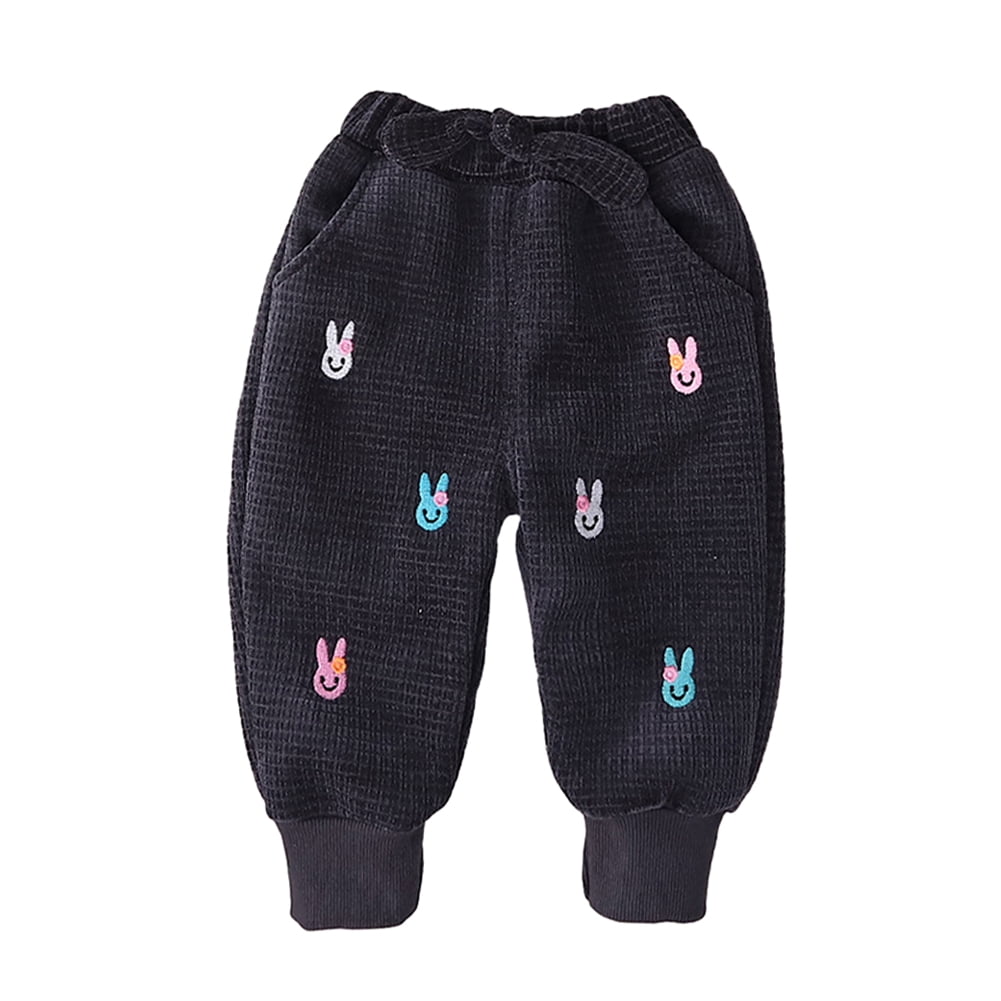 Toddler Solid Color Fleece Lined Jogger Pants