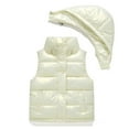 thumbnail image 1 of Chenyin Boys Girls Winter down Cotton Vest for Baby Kids Hooded Lightweight Waistcoat Toddler Puffer Warm Sleeveless Jacket for Unisex Size 2-10T, 1 of 8