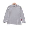 thumbnail image 1 of Chenyin Infant Toddler Girls Boys Thermal Underwear T-Shirt Kids Solid Color Long Sleeve Tee Shirt Baby Cotton Warm Bottoming Shirt for 10 Months-10 Years, 1 of 4