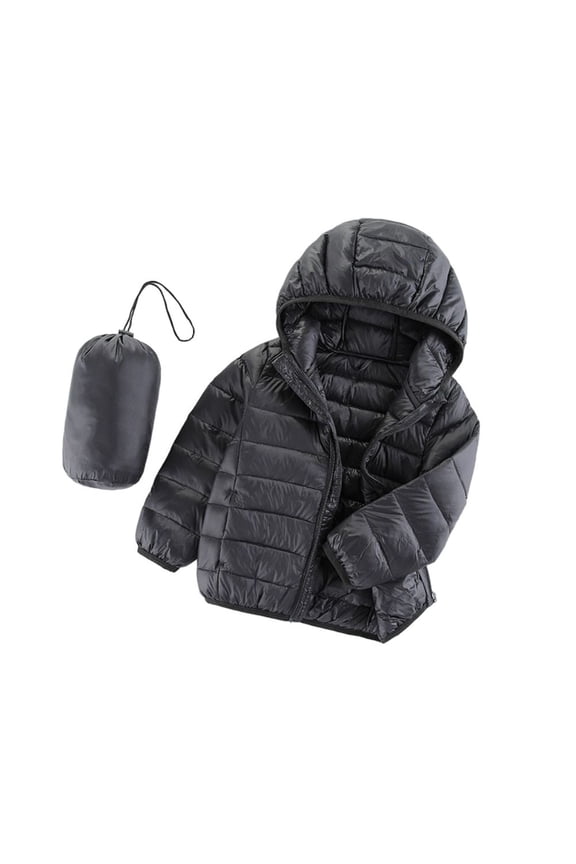 Kids Baby Girls Boys down Jacket Lightweight Puffer Coat Toddler Waterproof Packable Hooded down Outerwear for Unisex Ages 2-14