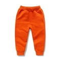 thumbnail image 1 of Chenyin Kids Toddler Girls Boys Spring Fall Sweatpants Cotton Elastic Waist Jogger Pants Unisex Solid Color Sweat Trousers for Baby 1-11 Years, 1 of 9