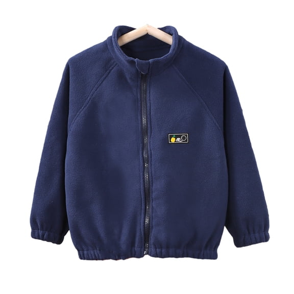 Chenyin Toddler Kids Fleece Jackets for Boys Girls Fall Winter Warm Coats Tops Zipper Outerwear Thick Sweatshirt Jacket Size 4-8T
