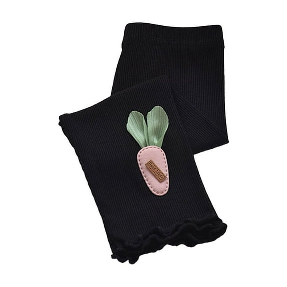 Chenyin Toddler Kids Girls Capris Leggings Modal Summe Cropped Pants Baby Elastic Waist Capris Bottoms for Girls 2-9 Years