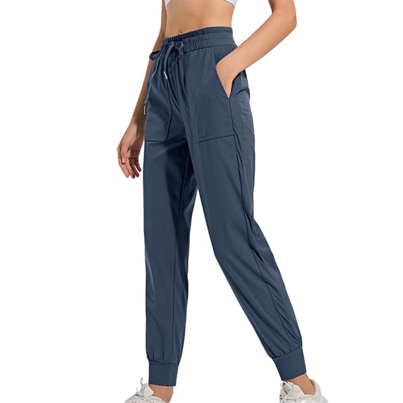 Chenyin Women's Summer Joggers Pants Athletic Running Sweatpants Women Drawstring Quick Dry Workout Pants with Pockets S- 3XL