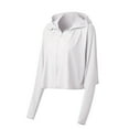 thumbnail image 1 of Chenyin Women's Upf 50+ UV Sun Protection Cropped Jackets Zip up Sun Shirt Women Hoodie Rash Guard Outdoor Loose Sunscreen Jackets, 1 of 9