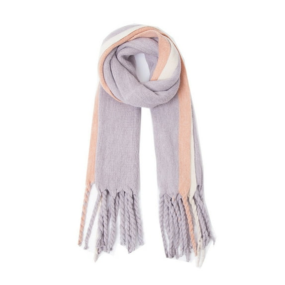 Chenyin Womens Mens Warm Winter Scarves Fashion Blanket Scarf Pure Color Couple Wrap for Unisex