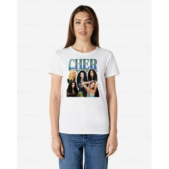 Cher Believe Tour Vintage 90s Pop Music Icon Graphic T-shirt up to size 5XL