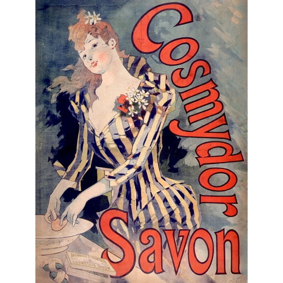Cheret Cosmydor Soap Belle Epoque Advert Extra Large XL Wall Art Poster Print
