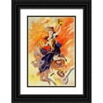 thumbnail image 1 of Cheret, Jules 13x18 Black Ornate Wood Framed with Double Matting Museum Art Print Titled - Masters of the Poster Plate 197, 1 of 4