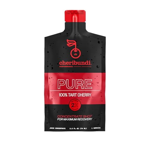 Cheribundi 100% Tart Cherry Juice Pure Concentrate - 100 Calories, 0 Sugar, 0 Preservatives, Non-GMO, (Pack of 6)