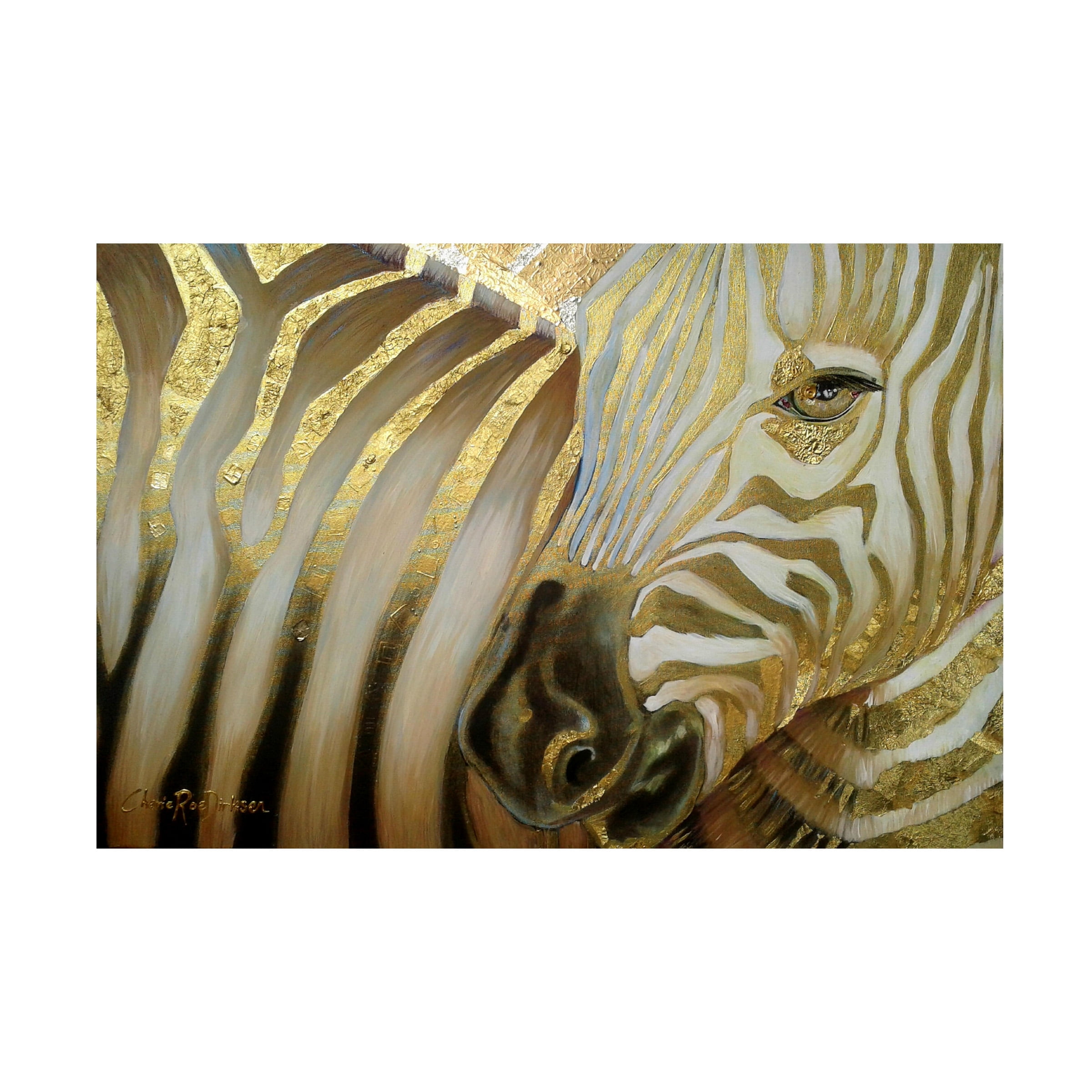 Cherie Roe Dirksen 'Zebra Codex' Canvas Art