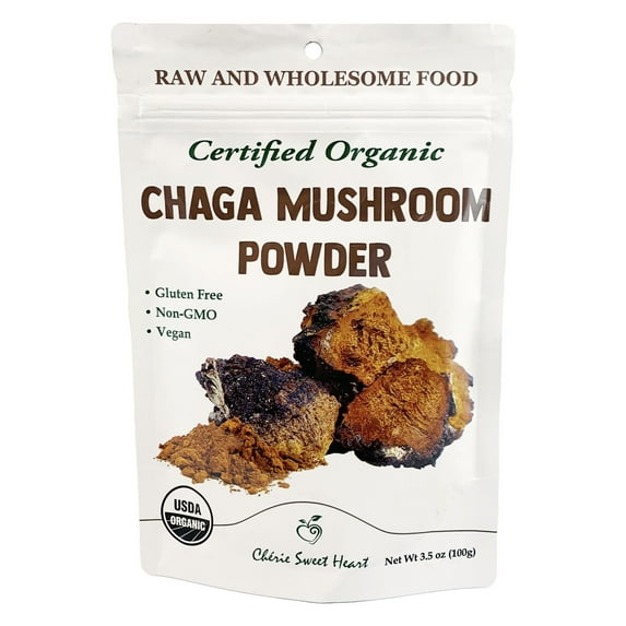 Cherie Sweet Heart - Chaga Organic Mushroom Powder - 3.5 oz