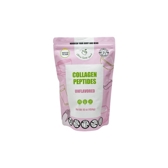 Cherie Sweet Heart Collagen Peptides Hydrolyzed Powder, 11 g, 37 Servings, Unflavored