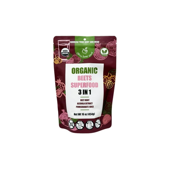 Cherie Sweet Heart Organic Beets Superfood 3 in 1 - Support Overall Health, 283g