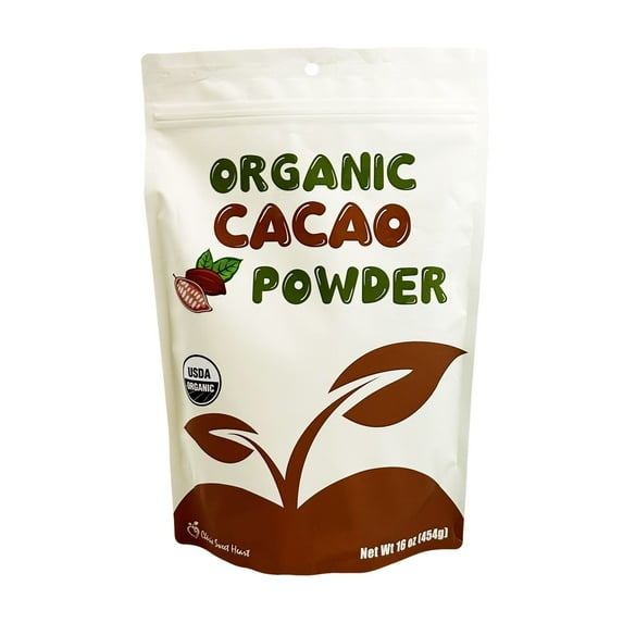 Cherie Sweet Heart Organic Cacao Powder, Keto Friendly, 1.0 Lb (16 oz)