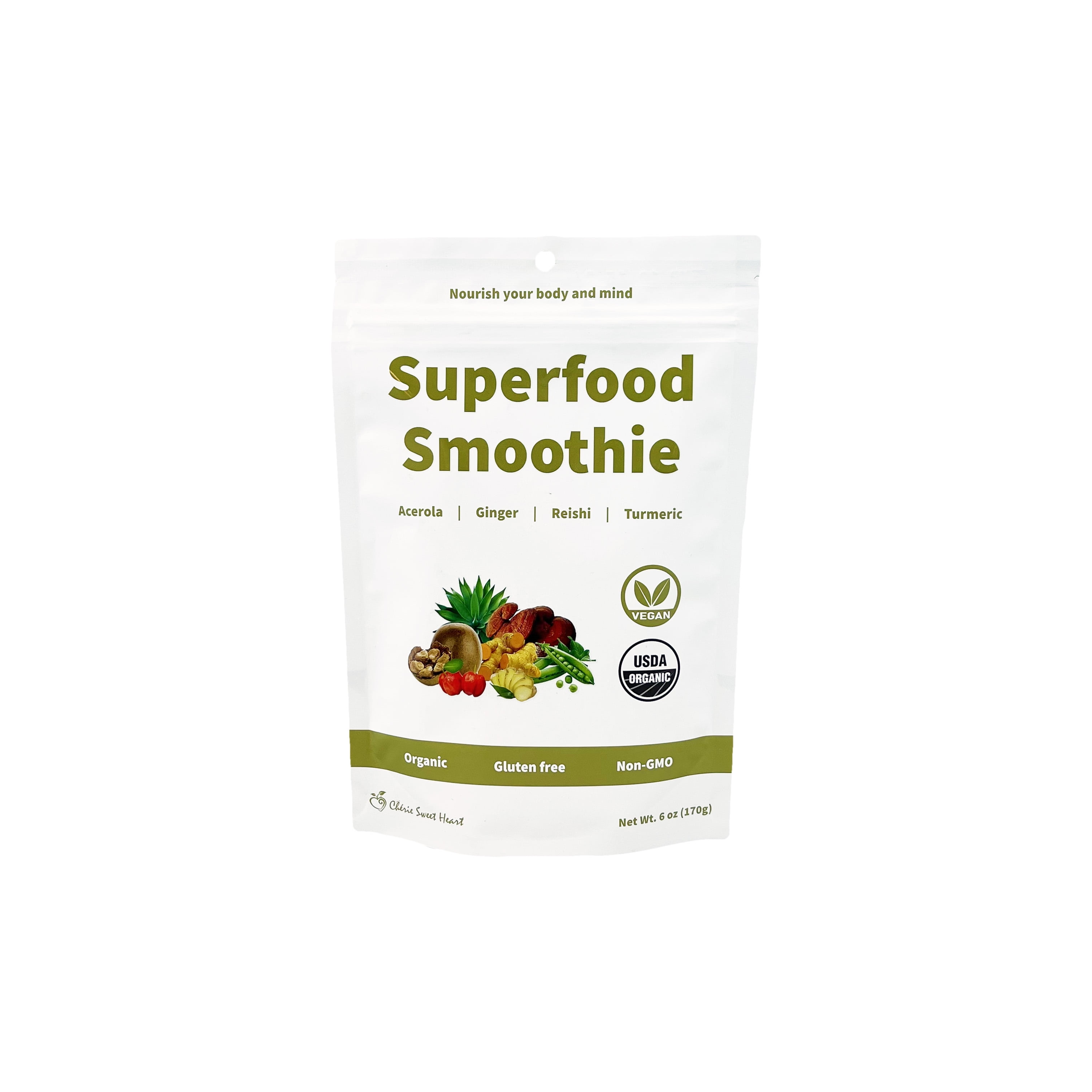 Cherie Sweet Heart, Organic Superfood Smoothie Mix, 6 oz