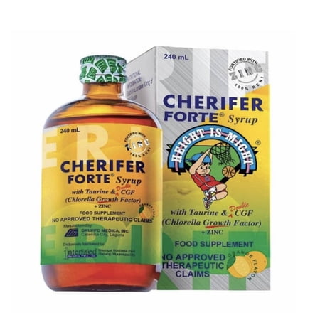 Cherifer, Cherifer Forte Syrup with Taurine & Double CGF + Zinc 240ml