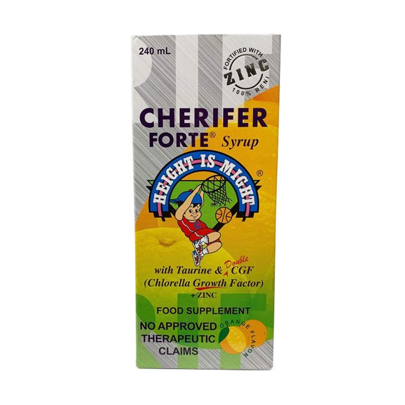 Cherifer Forte w/ Zinc Syrup 240ml - Pack of 1