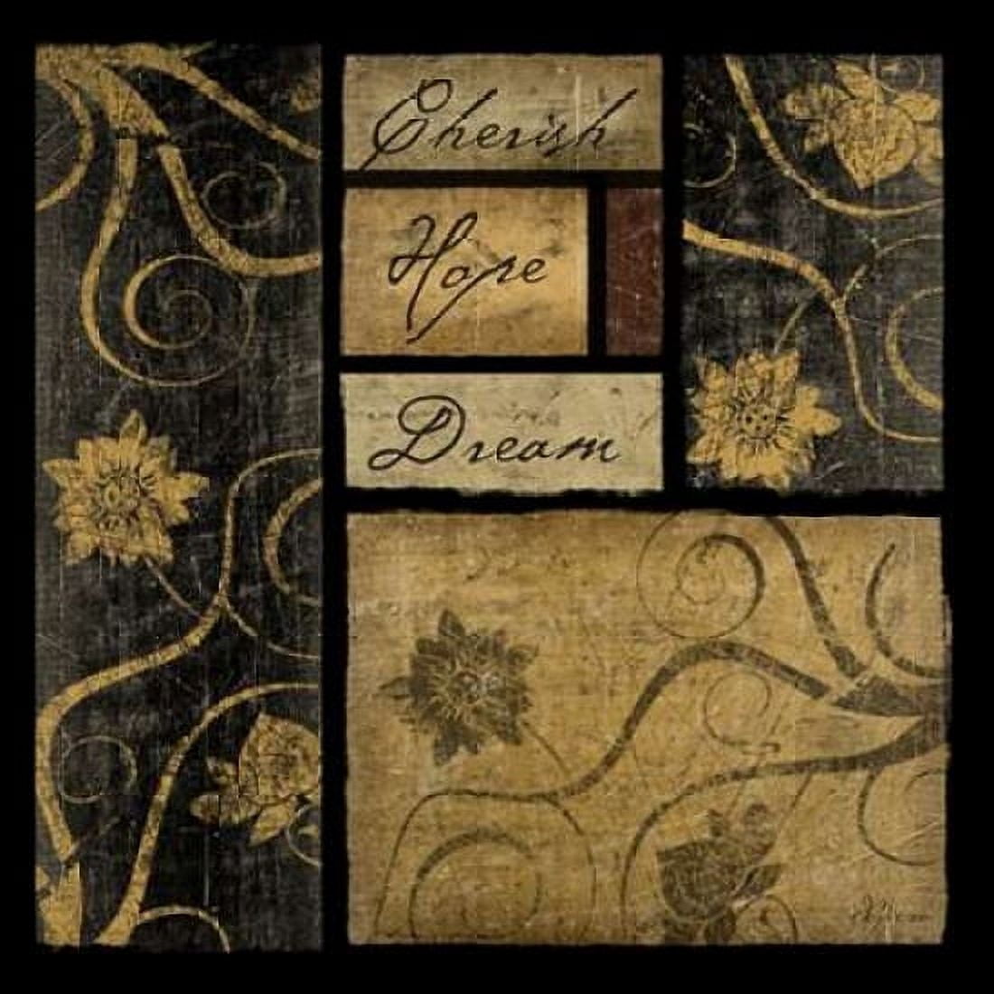 Cherish Hope Dream Canvas Art - Jennifer Pugh (24 x 24)
