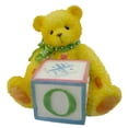thumbnail image 1 of Cherished Teddies 1.75In Bear With Abc Block, Resin, Teddy Bear Miniature Block 158488 O, 1 of 2