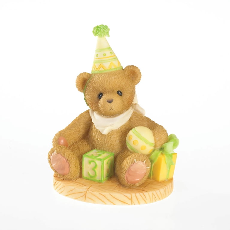 Cherished Teddies Through the Years Age 3 Figurine - Walmart.com